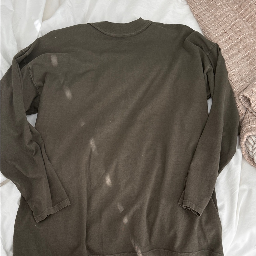We The Free Dark Olive Long Sleeve Tee